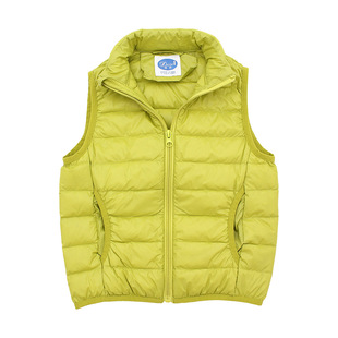 三枪儿童羽绒马甲男童女童中大童宝宝外穿白鸭绒马甲坎肩背心特价