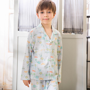 三枪内衣汽车总动员儿童睡衣迪士尼垂棉舒木尔长袖男童家居服套装