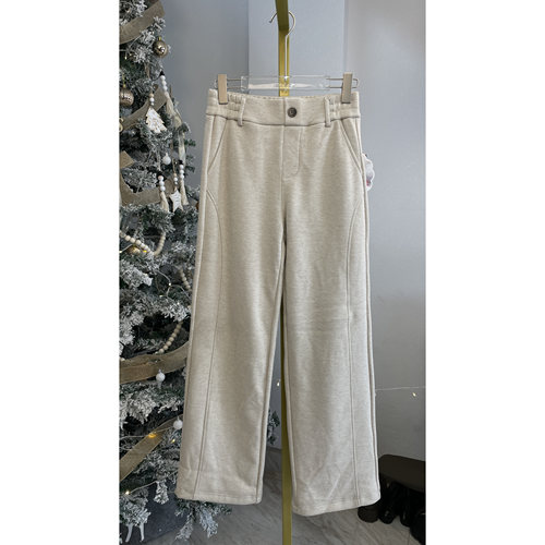 厂家直销暖黄金绵羊毛石墨烯鹅绒直筒阔腿裤裤90白鹅绒显瘦羽绒裤