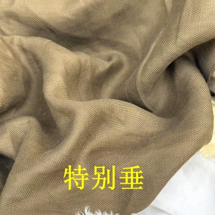 定制单加密亚麻面料人字纹时装亚麻棉裤子外套西装布料不透特别垂