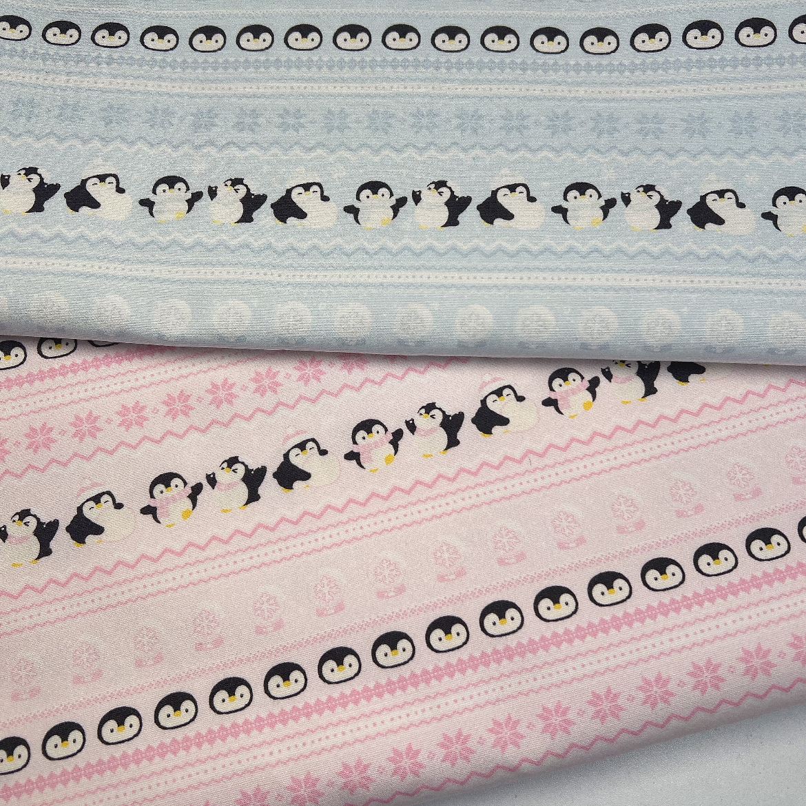 独家版权 费尔岛企鹅 全棉8安细帆 手工DIY面料 满百包邮
