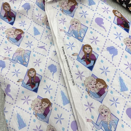 E082 迪士尼主题 外贸 20支平纹棉布 拼布 手工 娃衣 布料 面料