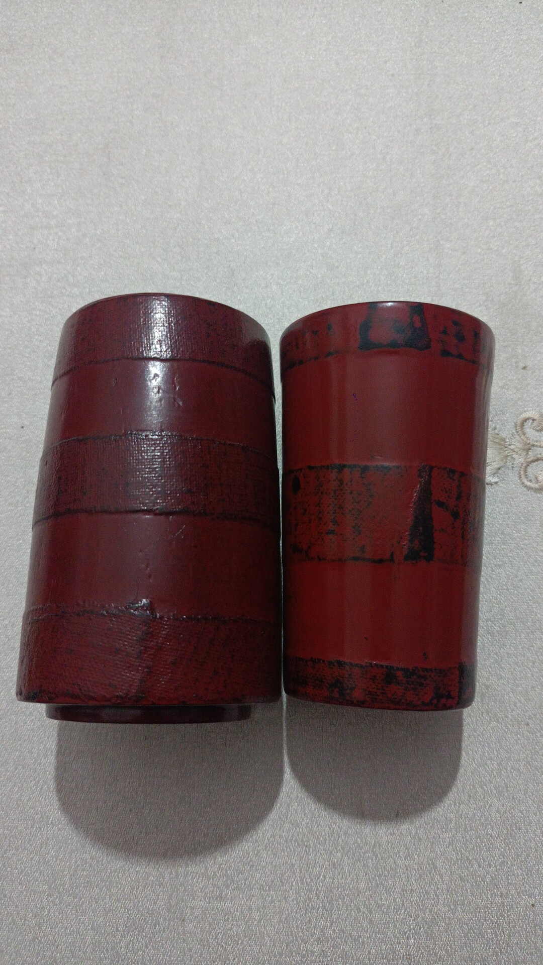 早期天然漆木胎漆器筒杯茶水杯奶茶咖啡杯尺寸详选栏