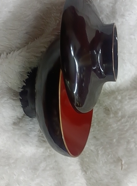 日产中古时期大漆漆器金边木胎碗口125mmx90mm含盖尺寸库存未使用