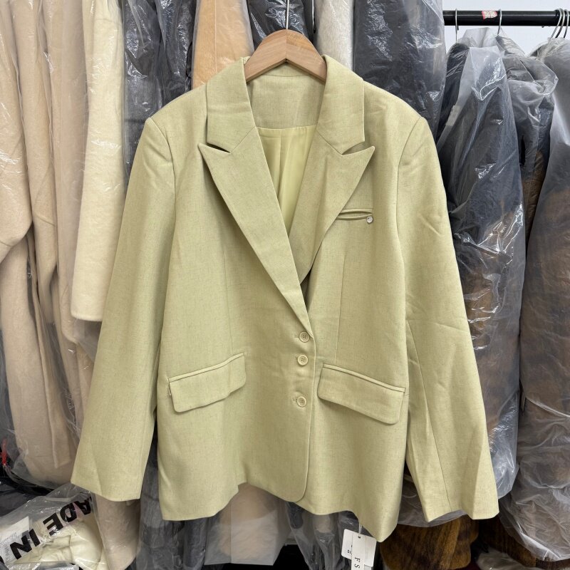 2026春装新款高级感休闲西装外套女韩版宽松显瘦通勤小西服 8712