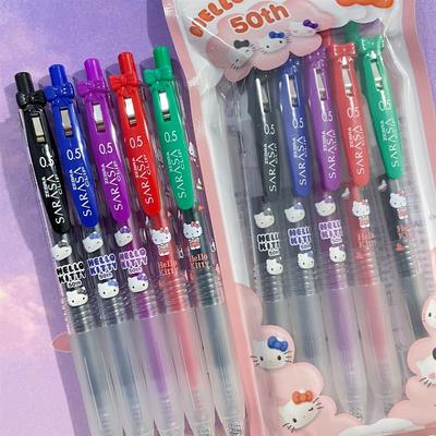 现货日本周年中性笔限定马新款kitty50斑马海外版hello拉西亚