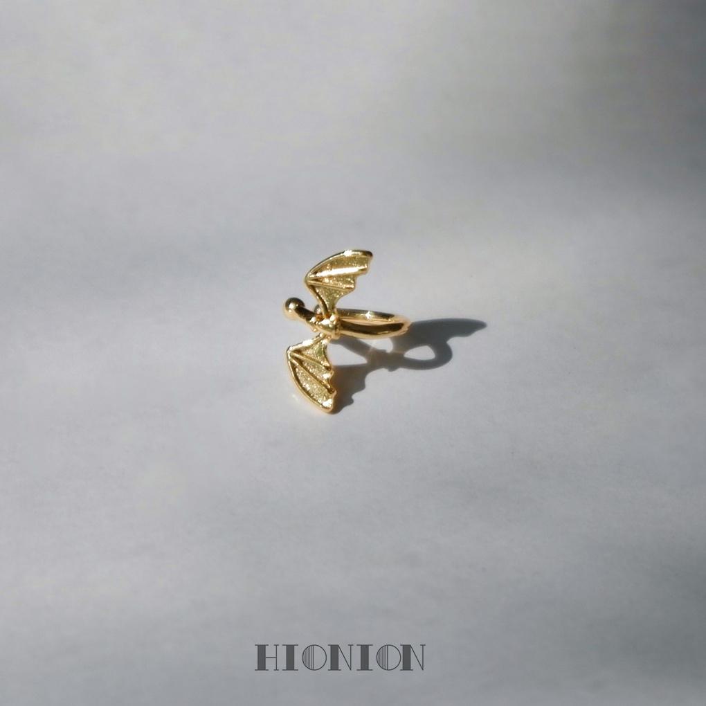 HiOnion个性中式传统蝙蝠耳夹