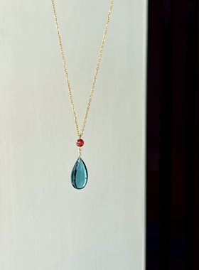 哈尔的移动城堡 钛钢镀金项链