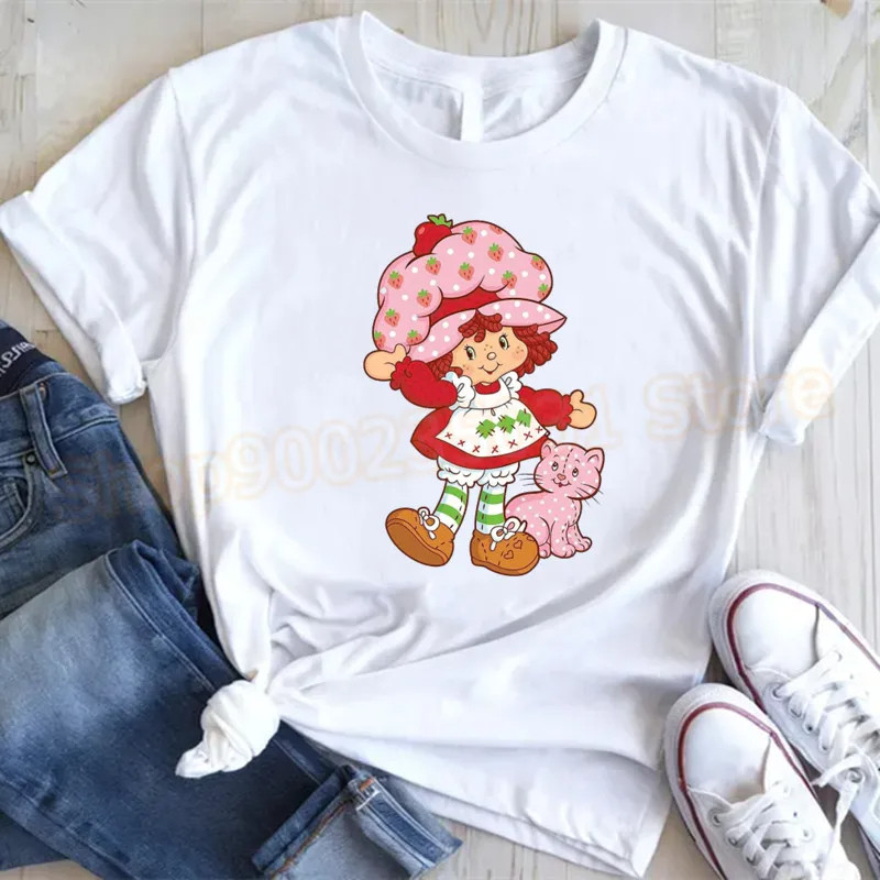 Pumpkin Season T shirt 欧美风卡通秋收南瓜小女孩印花短袖T恤女