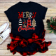 Chirstmas 新款 Tree Merry shirt 圣诞节圣诞树印花T恤亲子装