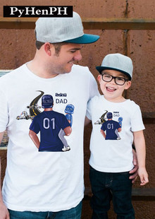 Shirt 夏季 热卖 Super T恤短袖 欧美风爸爸儿子父子亲子装 Father