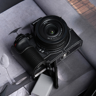 原创 真皮尼康Z50 II相机包Z50 2代保护套皮套手柄 配件 手工制作