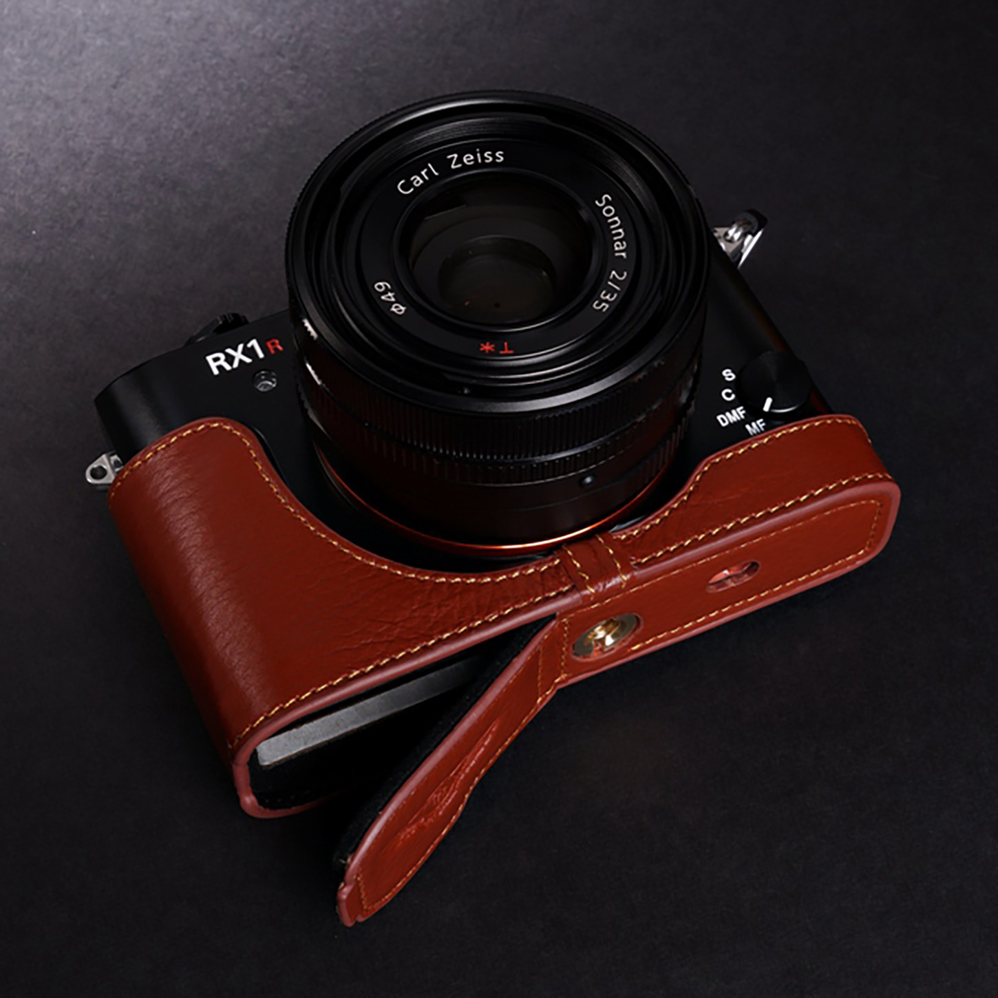 进口牛皮 真皮sony索尼RX1Rii RX1R2 M2相机包保护套半套手柄配件