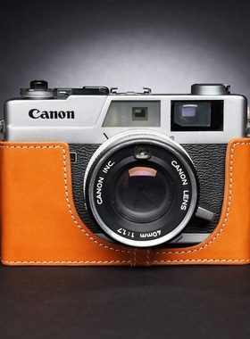 真皮佳能QL17 QL19 Giii G3保护套二三代皮套canonet28胶片相机包