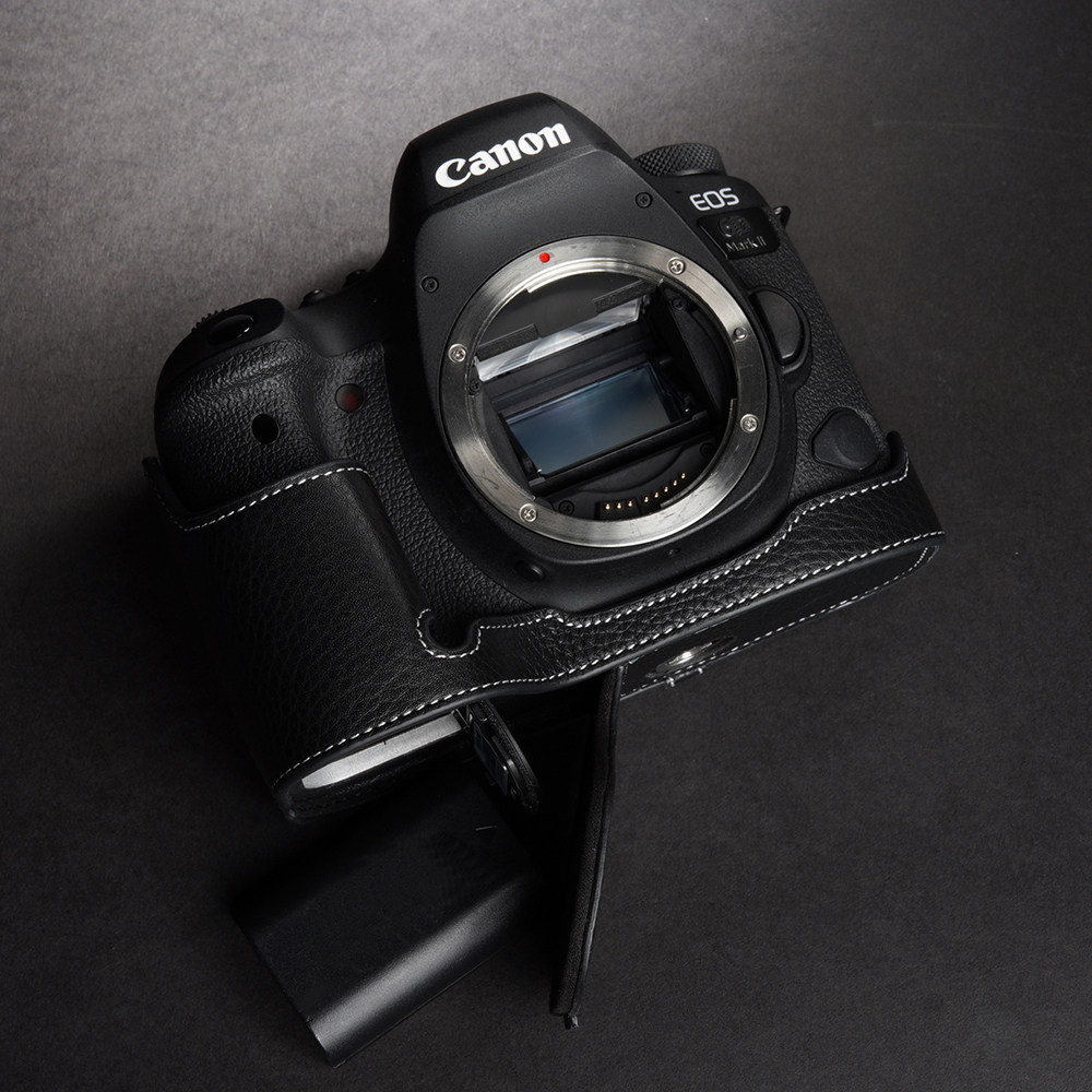 手工牛皮 佳能EOS 6D Markii保护套6D2相机包真皮套复古手柄配件