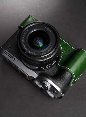 手工牛皮 佳能EOS M6 mark ii皮套M6二代相机包M6mark2真皮保护套