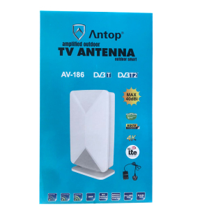 Antop安拓浦AV186内置放大器DTMB地面波电视接收平板天线