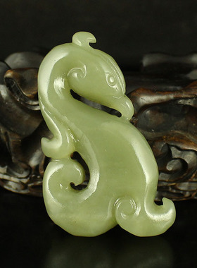 精工雕刻把件新疆和田玉一口价