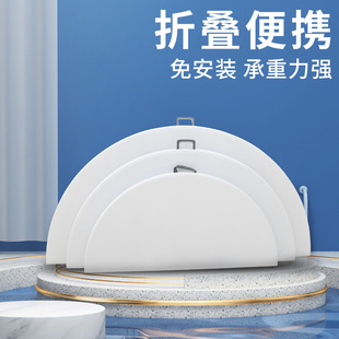 可折叠桌椅简约现代多功能便携式桌子免安装家用大圆桌经济型餐桌