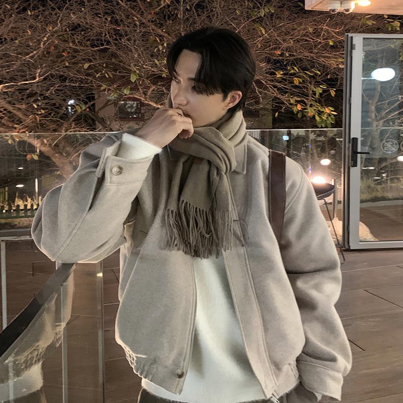 高级感夹克碧舍轻熟设计师翻领冬