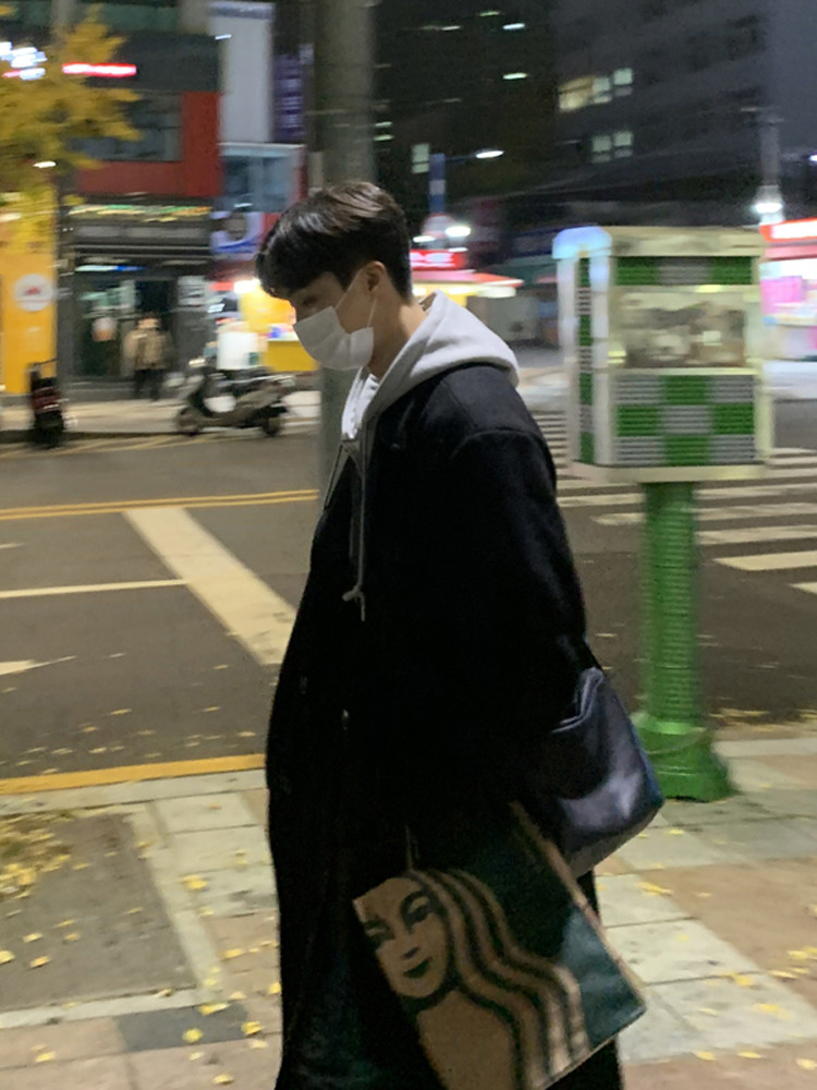 BISHE 더블 브레스트 모직 코트 남성 겨울 잘 생긴 영국 스타일 두꺼운 한국 스타일 윈드 브레이커 모직 코트 유행