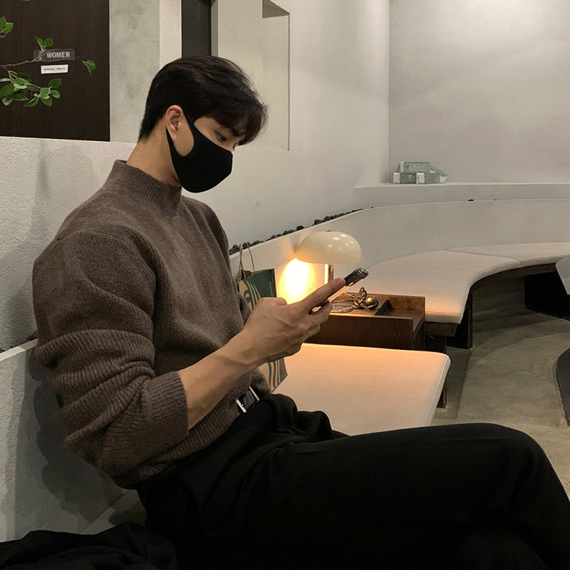 碧舍韩版潮流秋季不易起球毛衣