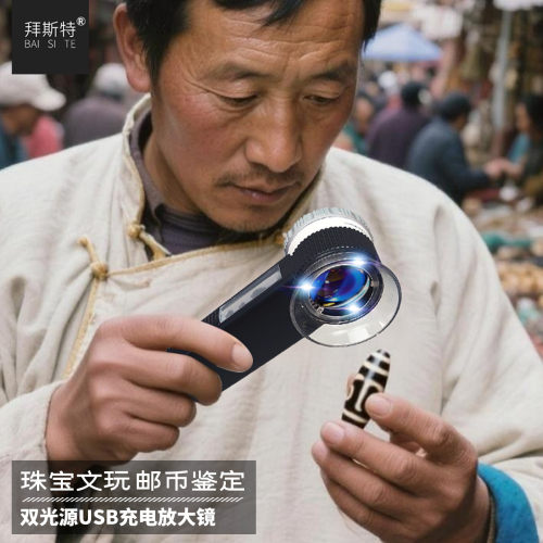 高倍专业手持式高清珠宝收藏鉴定