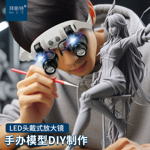 拜斯特头戴放大镜手工制作多倍数