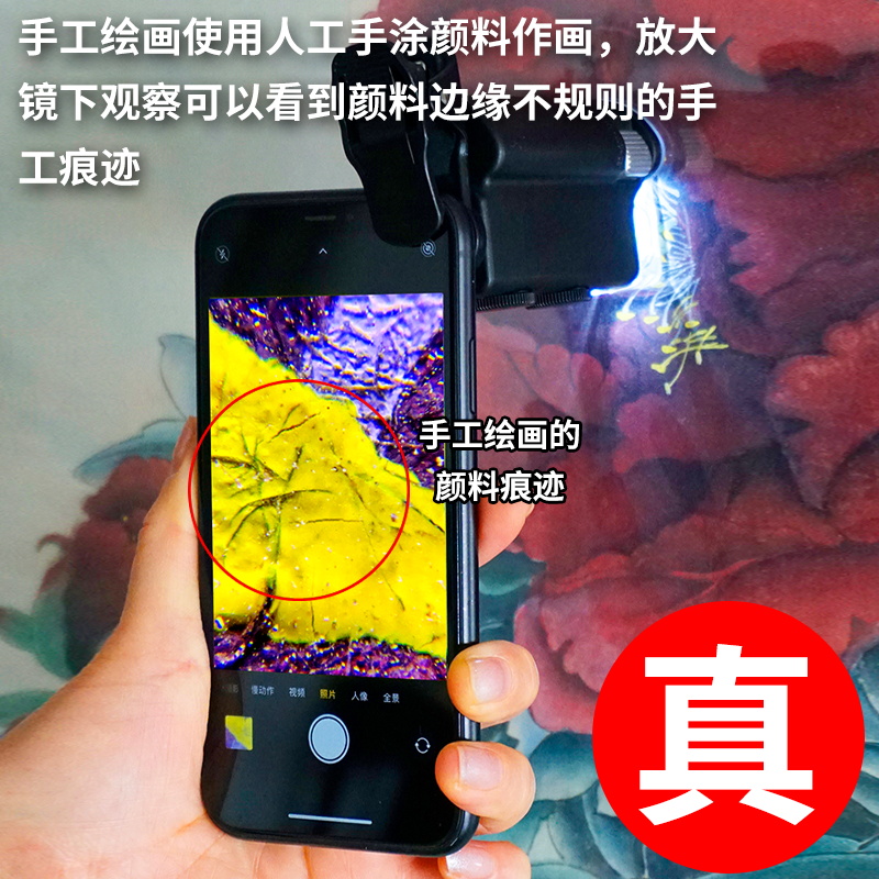 鉴定字画手机放大镜拜斯特显微镜