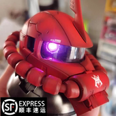 扎古头语音控制可动眼车载成品现货喷涂高达模型汽车摆件保修一年