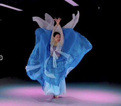 丽子原创古典舞黑月光叠舞倾城