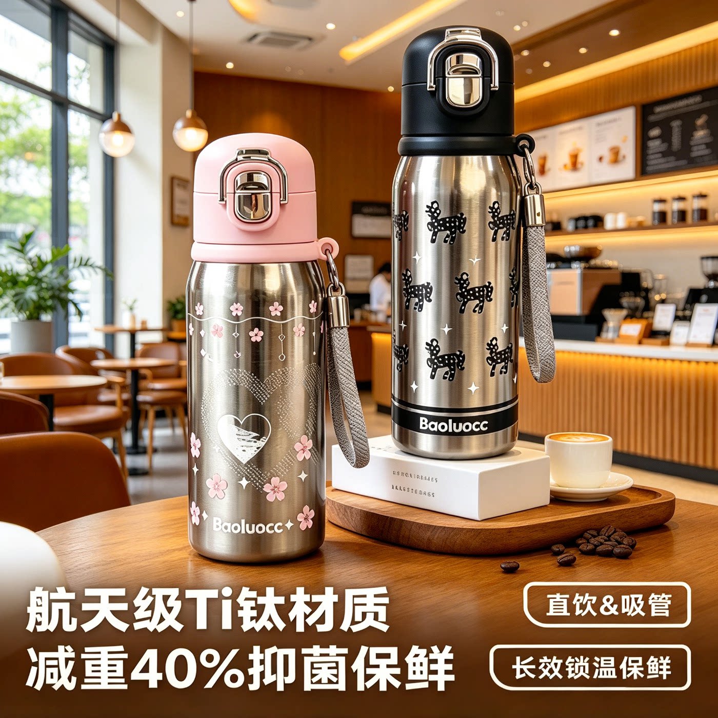 纯钛儿童保温杯2026新款