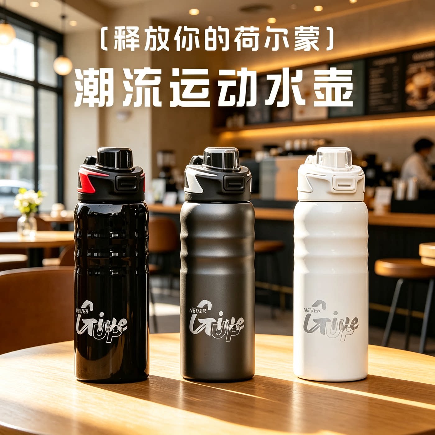 真空双层不锈钢保温杯