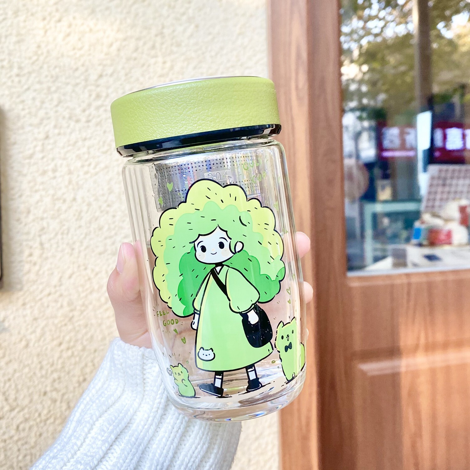 双层玻璃咖啡杯高级感轻奢2025网红爆款杯子家用女士个人专用水杯