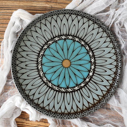 法式乡村复古花朵餐具餐盘