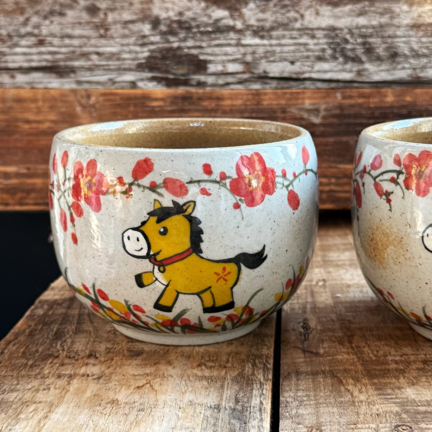 马到成功景德镇手工拉胚粗陶碗多用碗钵米饭碗沙拉碗手绘面碗釉下,餐饮具,碗,淘宝优惠券,粉丝福利购,淘宝优惠卷