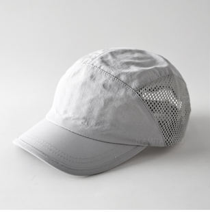 网眼拼接速干包边棒球帽男女情侣款 户外跑步透气遮阳帽 新款 夏季