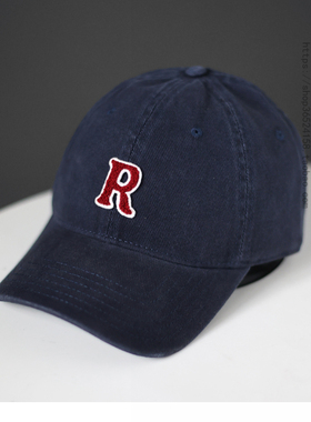 帽子女韩版秋冬季潮牌字母显脸小棒球帽男青年复古休闲遮阳鸭舌帽