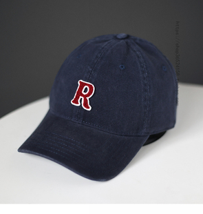 帽子女韩版 潮牌字母显脸小棒球帽男青年复古休闲遮阳鸭舌帽 秋冬季