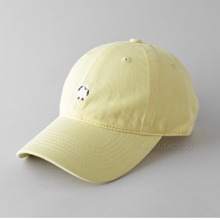 韩版 可爱卡通萌小鸡刺绣棒球帽女宽檐简约休闲百搭鸭舌帽春夏新款