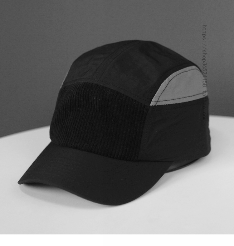 thumbnail for Quick-Drying Thin Retro Patchwork Corduroy Baseball Cap for Men, Niche Five-Panel Camping Workwear Style Short-Brimmed Baseball Cap for Trendy Women