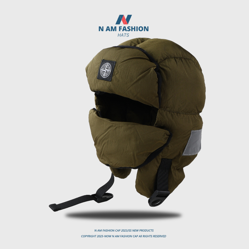 日系棉帽男女秋冬护耳雷锋帽