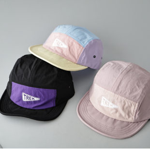 时尚 夏季 短檐棒球帽男女情侣款 多巴胺配色速干五片式 休闲百搭 新款