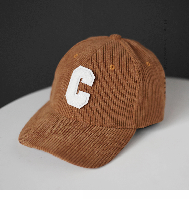 棒球帽街头简约男女秋冬字母