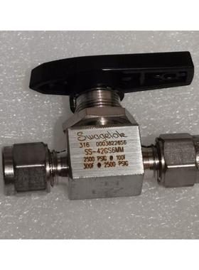 议价世伟洛克SS-42GS6MM球阀2500pslg 300F 6MM卡套管接头