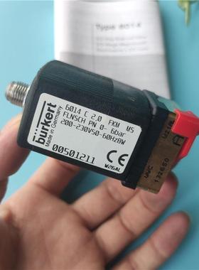 议价burkert 6014宝德电磁阀 00501211 常开两位三通 2.0 黄铜阀