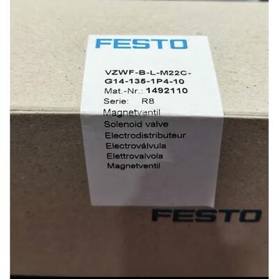 议价FESTO费斯托电磁阀VZWF-B-L-M22C-G14-135-1P4-10 1492110