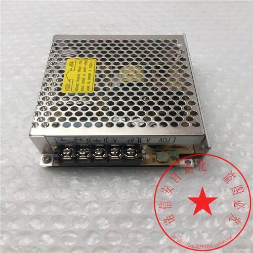 议价MW明纬开关电源S-35-24 100-120VAC 200-240VAC 24V 1.5A