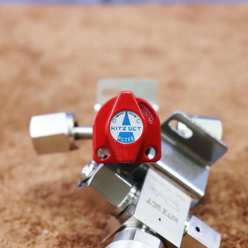 议价A025KITZ SCV北泽316LE 10K-1/4in.FVCR螺母红绿色手柄手动调