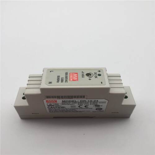 议价MW明纬开关电源DR-15-24 24V 0.63A